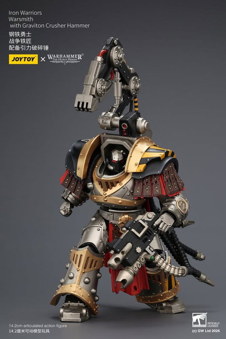 Joy Toy Warhammer The Horus Heresy Figura Iron Warriors Warsmith 14 cm