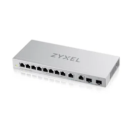 Zyxel Switch XGS1010-12-ZZ0102F No Administrado Multigigabit 8 Puertos Gigabit 2x2.5G Ethernet 2xSFP+ Full Duplex Gris