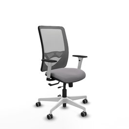 PIQUERAS Y CRESPO Silla de oficina Zulema Gris con Mecanismo Sincro/Traslack