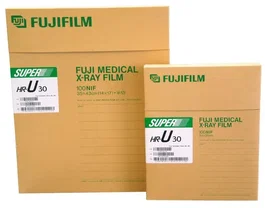 Fuji Película Rayos X HRU30 Super Hru30 Verde 30x40cm Alto Contraste Alta Resolución 100 Unidades