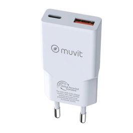 Cargador de Pared Muvit for Change HC-263 Blanco 18 W 30 W