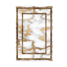 Mijölnir Kt477 Juego de Alfombrillas de Baño Suaves Antideslizantes Antibacterianas 100% Poliéster 850 gr/m²