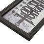 WIDDOP & CO Placa de madera Horrocrux Dark Arts Harry Potter, acabado brillante con ganchos para colgar, decoración medieval