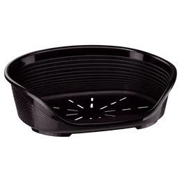 Ferplast Cama Siesta Deluxe 12 Negro para Perro y Gato