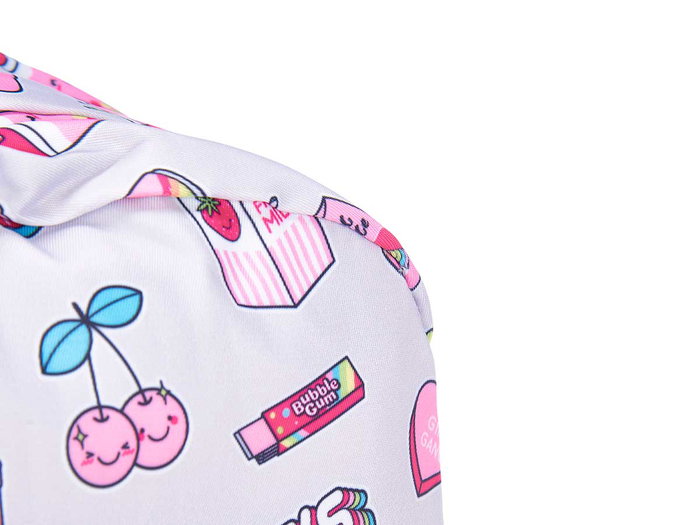 Pincello Mochila Infantil Arcoiris Gris 22x28x12cm (Set de 12)