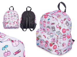 Pincello Mochila Infantil Arcoiris Gris 22x28x12cm (Set de 12)