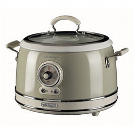 Ariete 2904/03 Olla Arrocera Multifunción Cocción Lenta, Mantener Caliente 24h Vintage Beige
