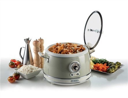 Ariete 2904/03 Olla Arrocera Multifunción Cocción Lenta, Mantener Caliente 24h Vintage Beige Ariete 2904/03 Olla Arrocera Multifunción Cocción Lenta, Mantener Caliente 24h Vintage Beige