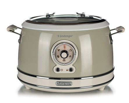 Ariete 2904/03 Olla Arrocera Multifunción Cocción Lenta, Mantener Caliente 24h Vintage Beige Ariete 2904/03 Olla Arrocera Multifunción Cocción Lenta, Mantener Caliente 24h Vintage Beige