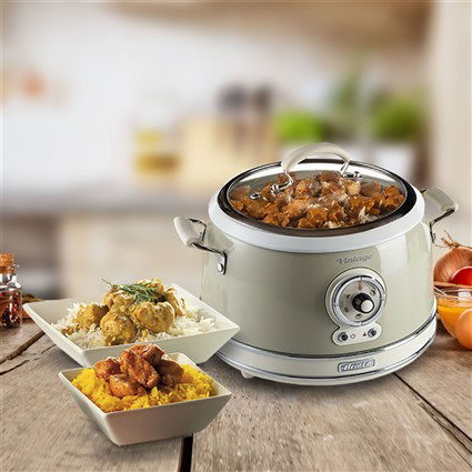 Ariete 2904/03 Olla Arrocera Multifunción Cocción Lenta, Mantener Caliente 24h Vintage Beige Ariete 2904/03 Olla Arrocera Multifunción Cocción Lenta, Mantener Caliente 24h Vintage Beige