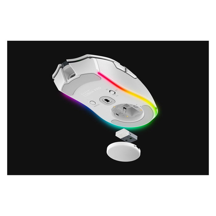 Razer Mouse Cobra Pro RZ01-04660200-R3G1 - Gaming, Inalámbrico, Blanco Razer Mouse Cobra Pro RZ01-04660200-R3G1 - Gaming, Inalámbrico, Blanco