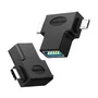 Vention CDIB0 Adaptador USB 3.0 Hembra a USB Tipo-C y Micro USB Macho, Negro