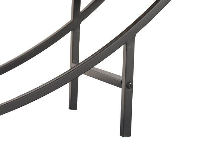 DKD Home Decor Estantería Vintage 5 Estantes 30x170x170 cm Hierro Abeto Marrón Negro