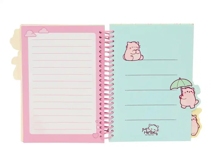 Safta Bloc de notas A5 Pembe the pink cat