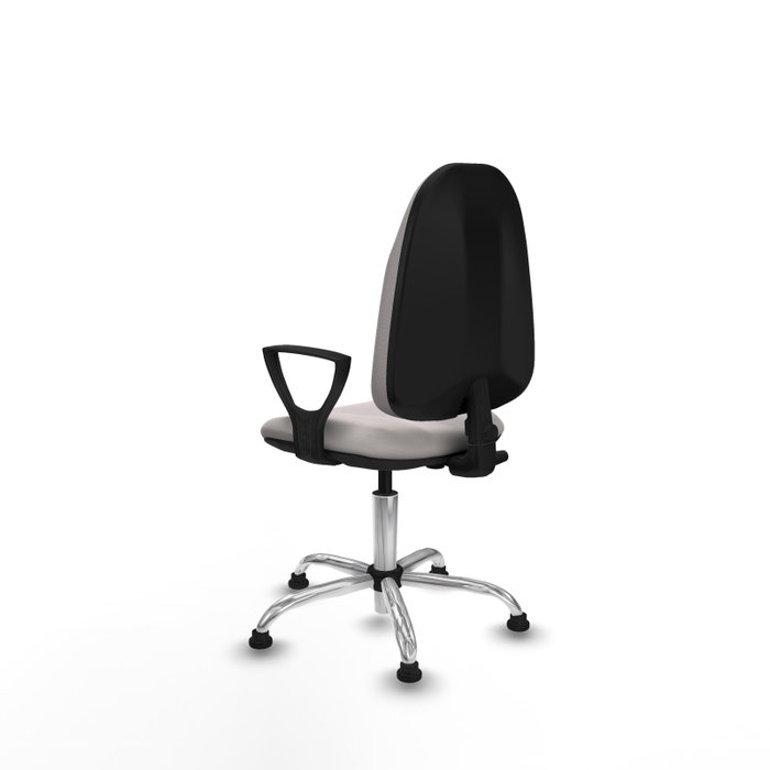 PIQUERAS Y CRESPO Silla de oficina Algarra Blanco con Base Cromada PIQUERAS Y CRESPO Silla de oficina Algarra Blanco con Base Cromada