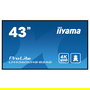 iiyama Monitor 43" UHD VA 3840x2160 500cd/m² Haze 25% para Señalización Digital 24/7