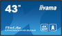 Iiyama LH4360UHS-B2AG Monitor 43" UHD 3840x2160 500cd/m2 Android 11 OS Altavoces 2x10W VESA 400x300 Negro