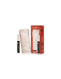 L'Oreal Paris Set de Maquillaje con Máscara Cream + Voluminous X5 y Neceser de Tela
