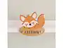 Wondee Placa Personalizable para Puertas y Habitaciones con Diseño Fox, Otros Artículos Regalo