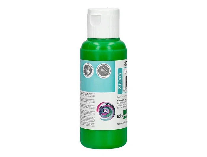 Liderpapel Pintura Acrilica Bote 80 ml Verde