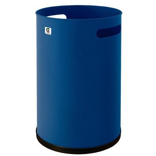 CILINDRO Papelera Metálica Cilíndrica 18 Litros Azul CILINDRO Papelera Metálica Cilíndrica 18 Litros Azul