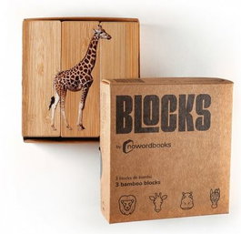 NOWORDBOOKS SCP Animales sabana. BLOCKS Puzzle 3 piezas