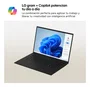 Portátil lg gram 14z90t 14" i7 255h wuxga 32 gb1 tb w11 pro español negro
