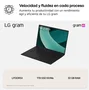Portátil lg gram 14z90t 14" i7 255h wuxga 32 gb1 tb w11 pro español negro