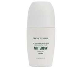 The Body Shop White Musk Desodorante Roll-On 50 ml - Aroma Floral Fresco, Vegano, Almizcle Blanco