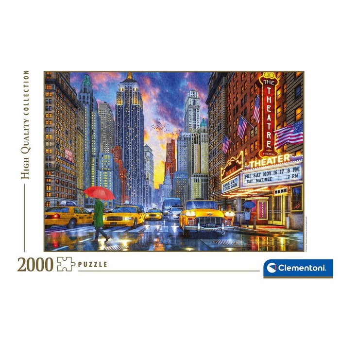 CLEMENTONI Puzzle Rainy Manhattan 2000 piezas CLEMENTONI Puzzle Rainy Manhattan 2000 piezas