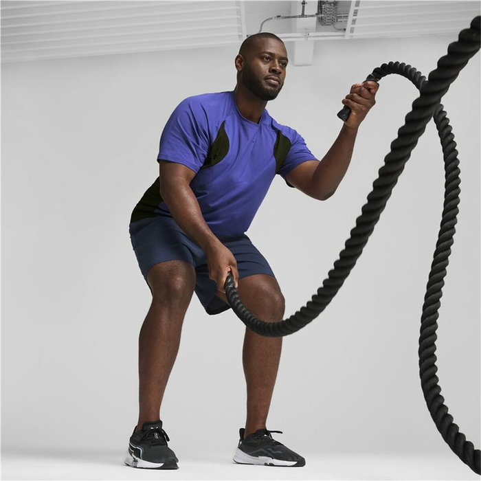 Camiseta Deportiva de Manga Corta Puma Cloudspun Azul Camiseta Deportiva de Manga Corta Puma Cloudspun Azul