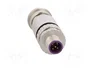 HARTING Conector M12 macho de 5 pines, recto, código B - Profibus