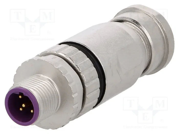 HARTING Conector M12 macho de 5 pines, recto, código B - Profibus HARTING Conector M12 macho de 5 pines, recto, código B - Profibus