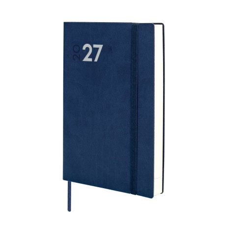 Finocam Agenda Anual 2027 Dynamic Mara Tapa Flexible Azul