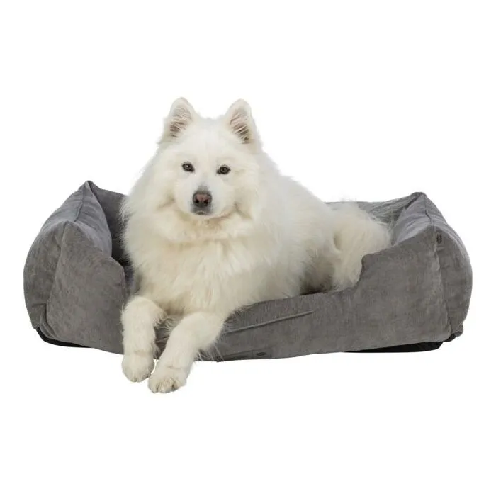 Trixie Cesta para perros VITAL LENNOX Tejido chenilla 80 x 60 cm Gris TRI4011905739199