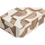 DKD Home Decor Set de 2 Joyeros de Acacia y Resina