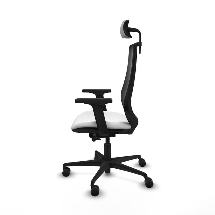 PIQUERAS Y CRESPO Silla de oficina Mardos con mecanismo Sincro/Traslack Blanco/Negro PIQUERAS Y CRESPO Silla de oficina Mardos con mecanismo Sincro/Traslack Blanco/Negro