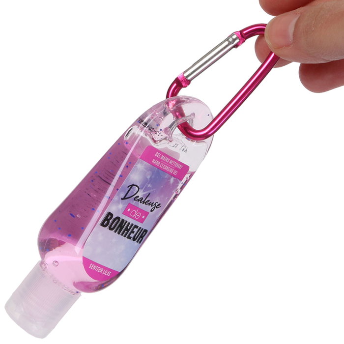 Le Lab des Sens Gel Manos Con Mosquetón 30 Ml Tropical Naranja Vainilla Azul Lilas Rosa