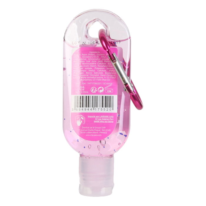 Le Lab des Sens Gel Manos Con Mosquetón 30 Ml Tropical Naranja Vainilla Azul Lilas Rosa