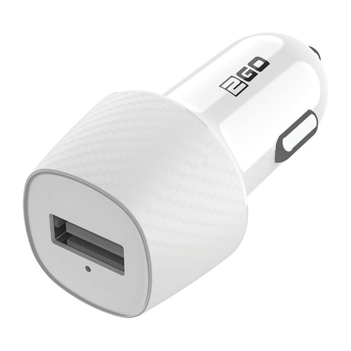2GO 794921 Cargador de Coche USB-A 1000mA para Encendedor de Cigarrillos, 5V, Blanco 2GO 794921 Cargador de Coche USB-A 1000mA para Encendedor de Cigarrillos, 5V, Blanco