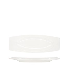 Summa Rabanera Fuente de Porcelana Marfil (Set de 6) 25x9 cm