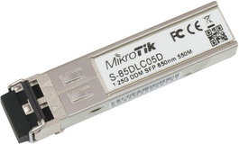 MikroTik S-85DLC05D Transceptor SFP 1.25G 850nm Dual LC Conector MM 550m DDMI