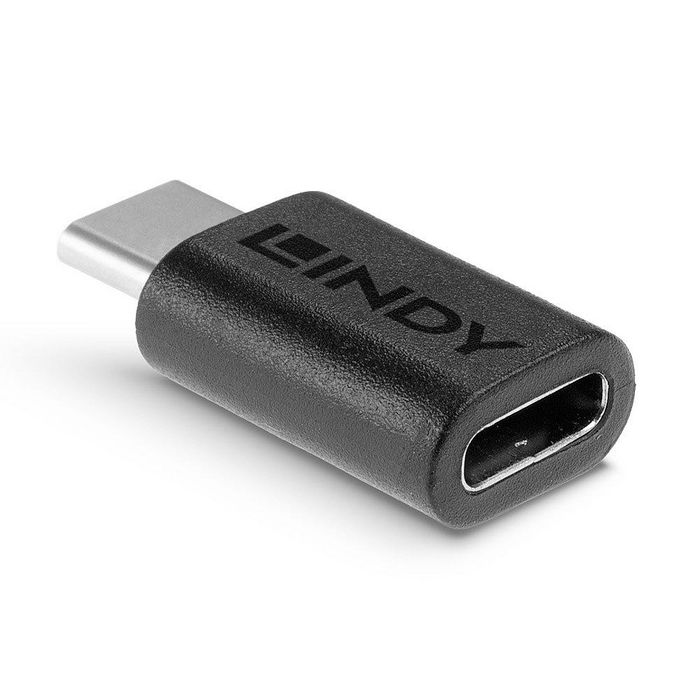 Lindy Adaptador USB 3.2 Type C a Type C Negro Lindy Adaptador USB 3.2 Type C a Type C Negro