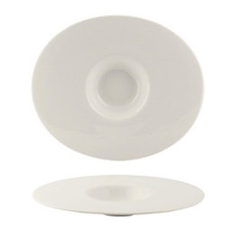 Summa Valet Gourmet Plato Oval Marfil (Set de 6) 25x22 cm