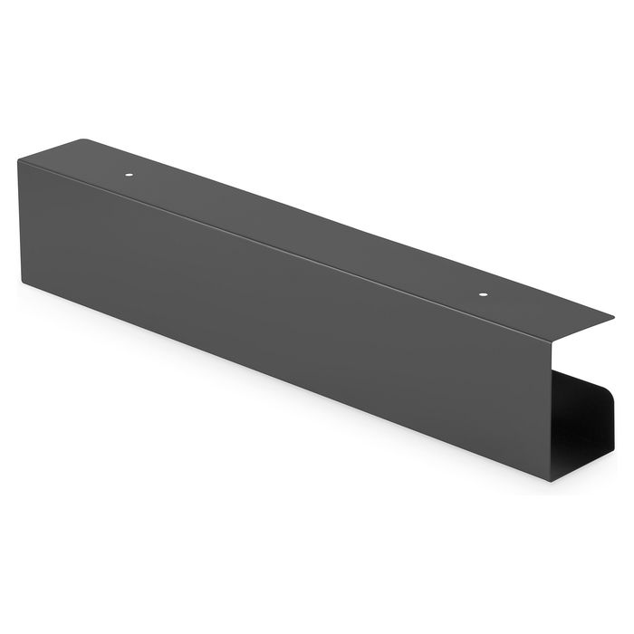 Digitus Canal de gestión de cables para escritorio, acero, color negro