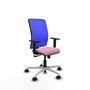PIQUERAS Y CRESPO Silla de oficina Motilla con mecanismo Sincro, Rosa y Azul