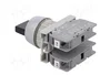 SPAMEL Interruptor Rotativo SP22 Negro 22mm 3 Posiciones
