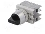 SPAMEL Interruptor Rotativo SP22 Negro 22mm 3 Posiciones