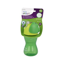 AVENT Vaso con pajita 300ml verde SCF798/01