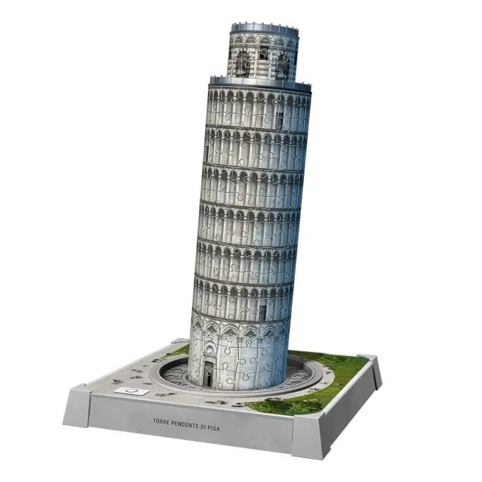 Ravensburger Rompecabezas 3D Torre inclinada de Pisa Iluminada RAV12008028